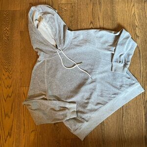 JCrew Velour Relaxed Hoodie - Size Medium